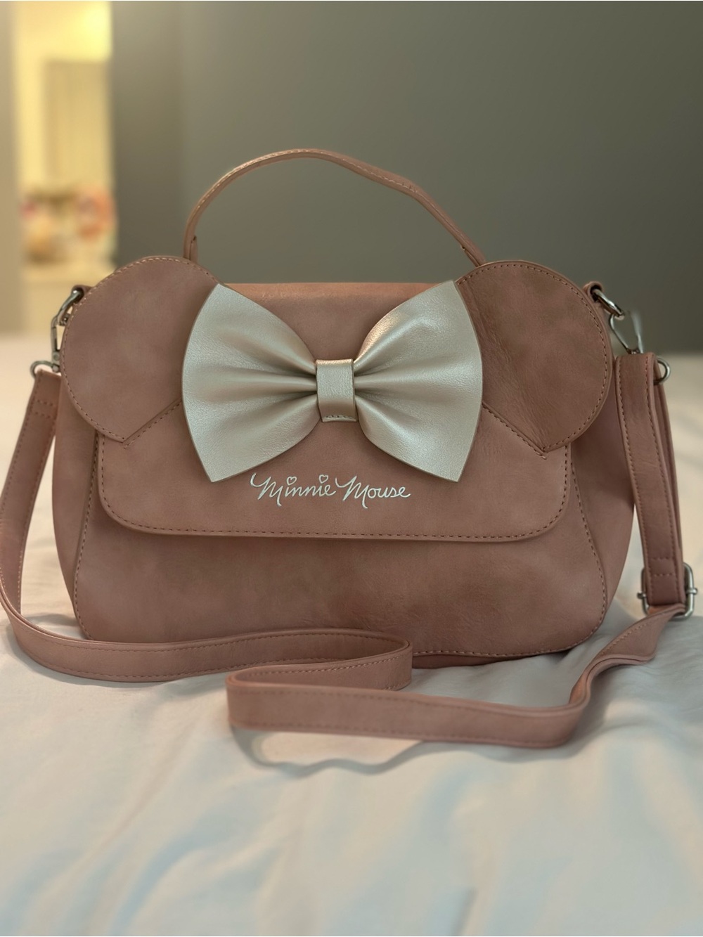 Minnie Mouse Pink Bow Satchel